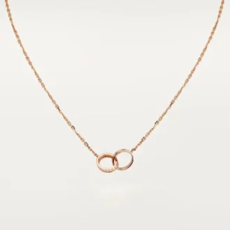 Love-Halskette, Diamanten – Roségold, Diamanten – Cartier