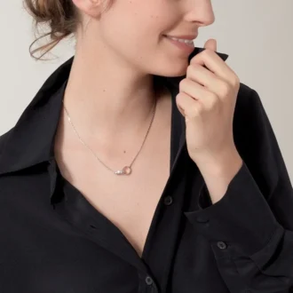 Love-Halskette, Diamanten – Weißgold, Diamanten – Cartier