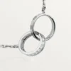 Love-Halskette, Diamanten – Weißgold, Diamanten – Cartier