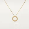 Love-Halskette, mit Diamanten besetzt – Gelbgold, Diamanten – Cartier
