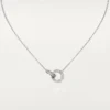 Love-Halskette, mit Diamanten besetzt – Weißgold, Diamanten – Cartier