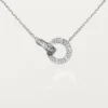 Love-Halskette, mit Diamanten besetzt – Weißgold, Diamanten – Cartier
