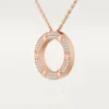Love-Halskette – Roségold, Diamanten – Cartier