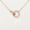 Love-Halskette – Roségold, Diamanten – Cartier