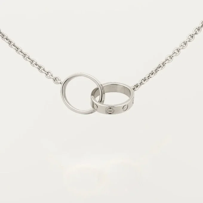 Love-Halskette – Weißgold – Cartier