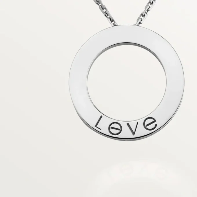 Love-Halskette – Weißgold – Cartier