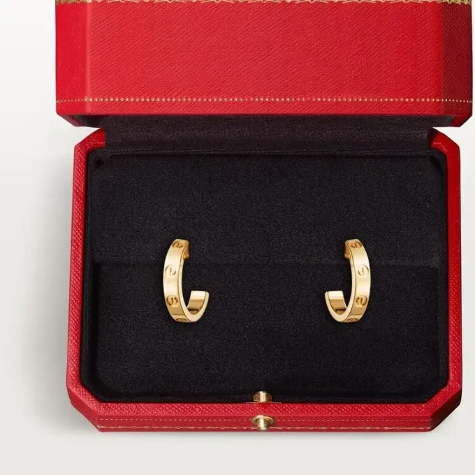 Love Hoop Ohrringe – Gelbgold, kleines Modell | Cartier US