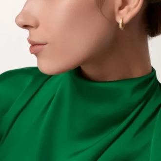 Love Ohrringe, Multiwear, halb pavé-besetzt