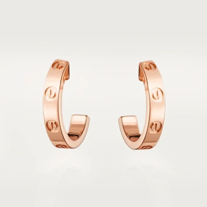 Love-Ohrringe – Roségold – Cartier