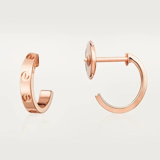 Love-Ohrringe – Roségold – Cartier