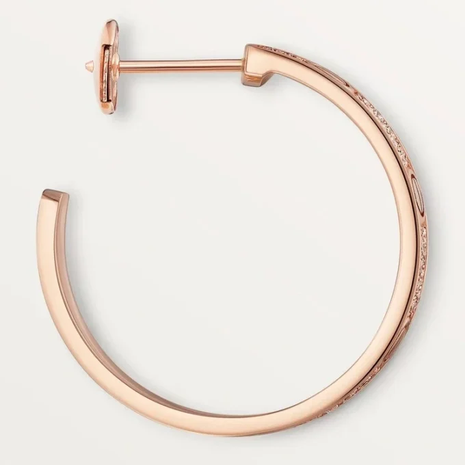Love-Ohrringe – Roségold, Diamant – Cartier