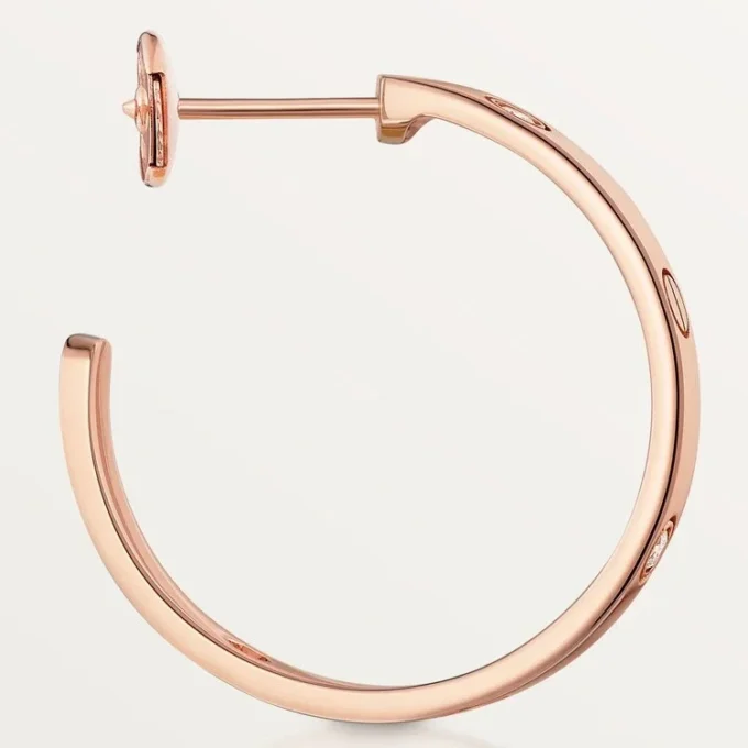 Love-Ohrringe – Roségold, Diamant – Cartier