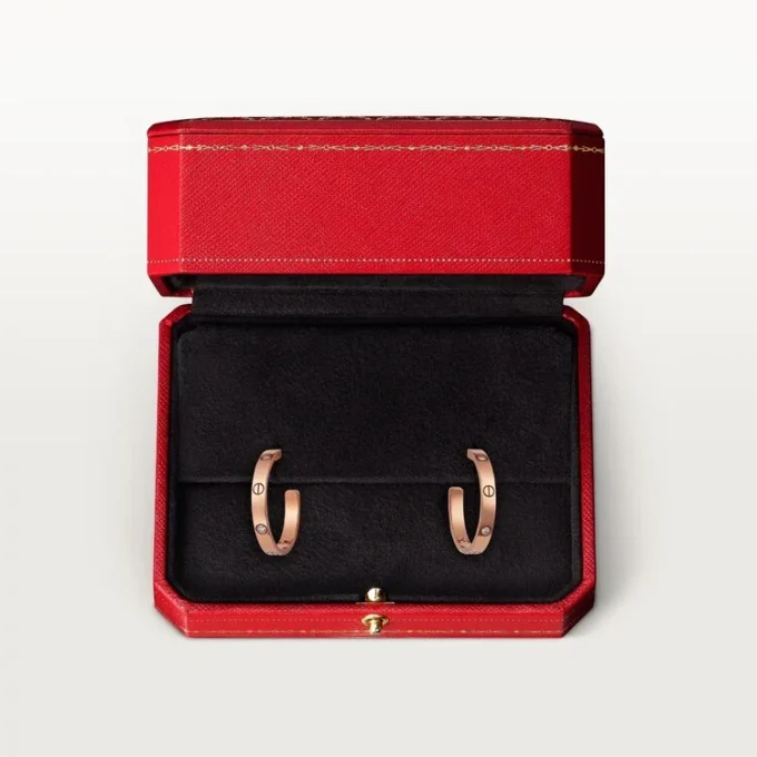 Love-Ohrringe – Roségold, Diamant – Cartier
