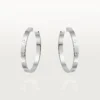 Love-Ohrringe – Weißgold – Cartier