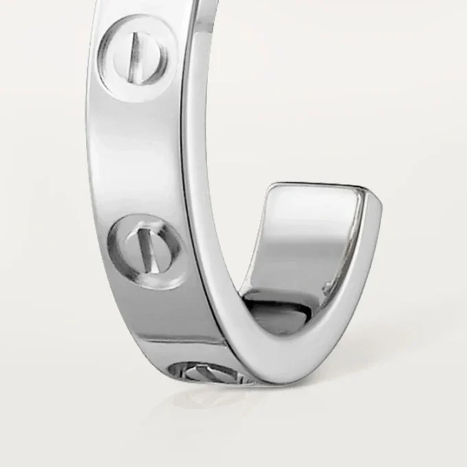 Love-Ohrringe – Weißgold – Cartier