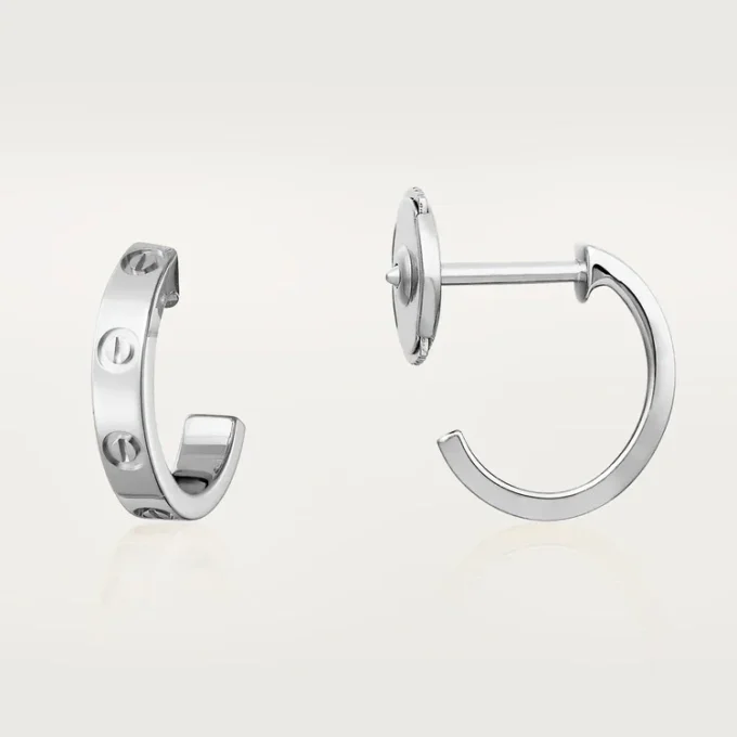Love-Ohrringe – Weißgold – Cartier
