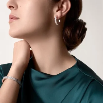 Love-Ohrringe – Weißgold, Diamant – Cartier