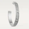 Love-Ohrringe – Weißgold, Diamant – Cartier