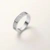 Love-Ring, kleines Modell, mit Pavé-Fassung