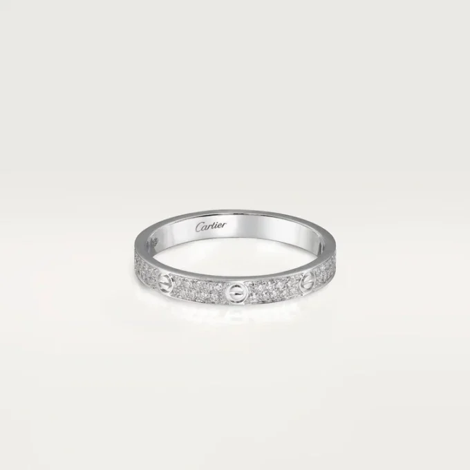 Love Ring, Sm – Weißgold, Diamanten – Cartier