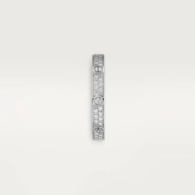 Love Ring, Sm – Weißgold, Diamanten – Cartier
