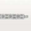 Maillon Panthere Armband, dreireihig, pavé-besetzt