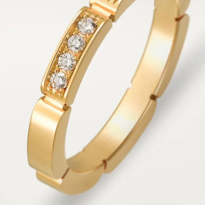 Maillon Panthere Ehering – Gelbgold, Diamanten – Cartier