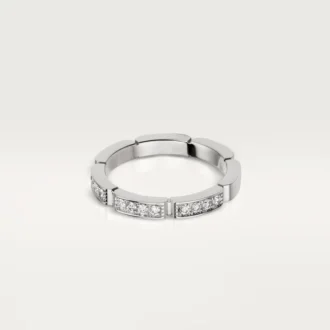 Maillon Panthere Ehering – Weißgold, Diamanten – Cartier