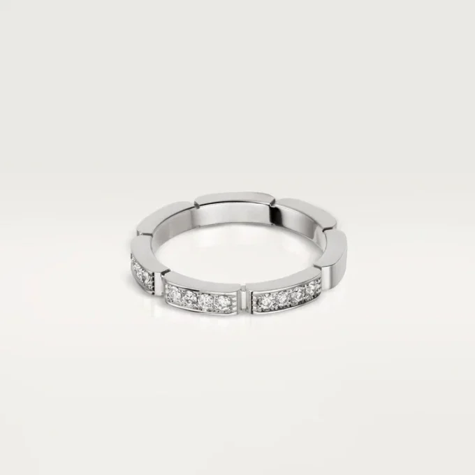 Maillon Panthere Ehering – Weißgold, Diamanten – Cartier