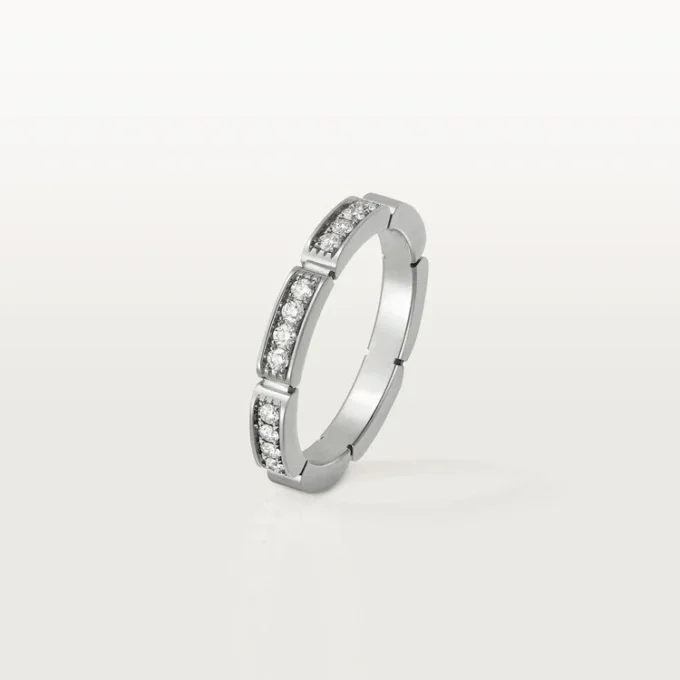 Maillon Panthere Ehering – Weißgold, Diamanten – Cartier