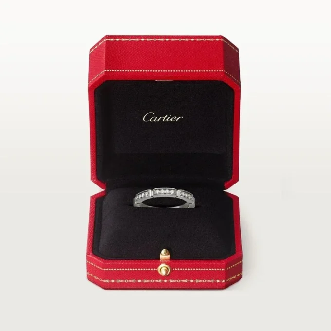 Maillon Panthere Ehering – Weißgold, Diamanten – Cartier