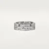 Maillon Panthere Ring, dreireihig, pavé