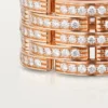 Maillon Panthere Ring, fünfreihig, pavé-besetzt