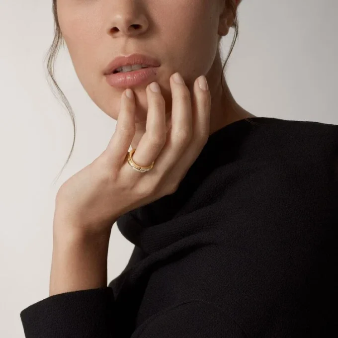Maillon Panthere Ring – Gelbgold, Diamanten – Cartier