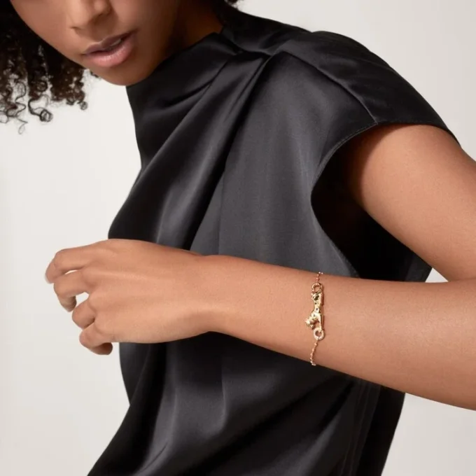 Panthere de Cartier Armband, an Kette, Diamanten