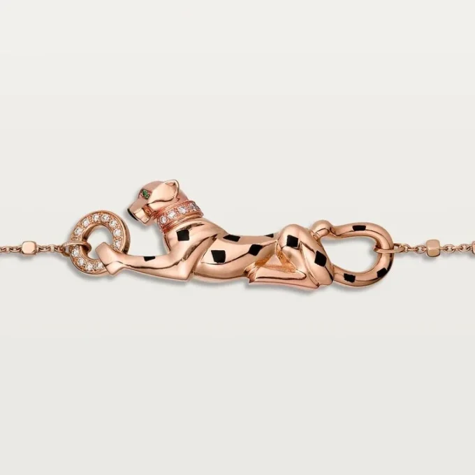 Panthere de Cartier Armband, an Kette, Diamanten