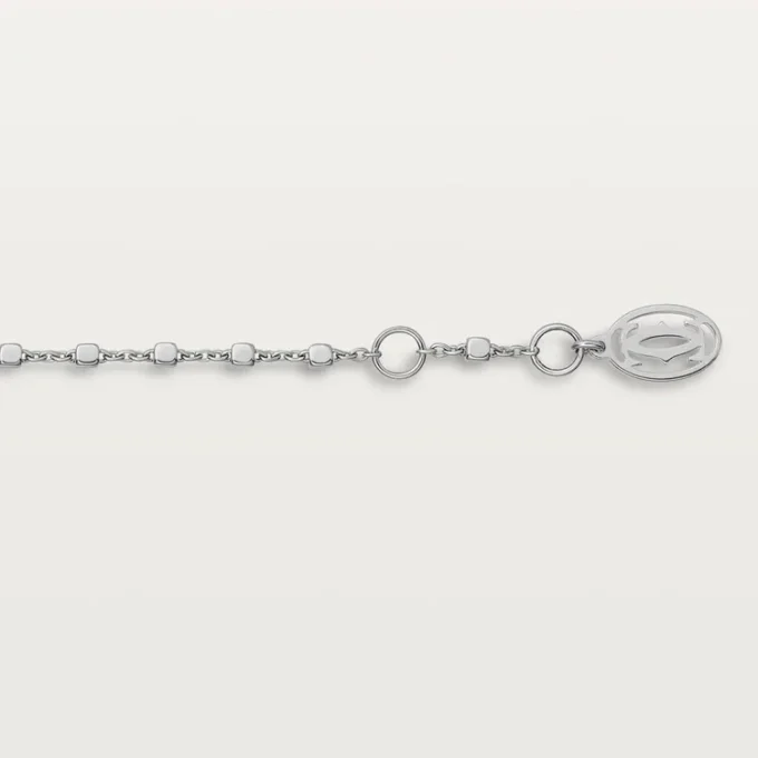 Panthere De Cartier Armband, an Kette, halb gepavé