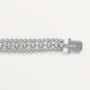 Panthere De Cartier Armband, an Kette, halb gepavé
