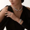 Panthere De Cartier Armband, gelenkig, mit Pavé-Fassung