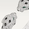 Panthere De Cartier Armband, gelenkig, mit Pavé-Fassung