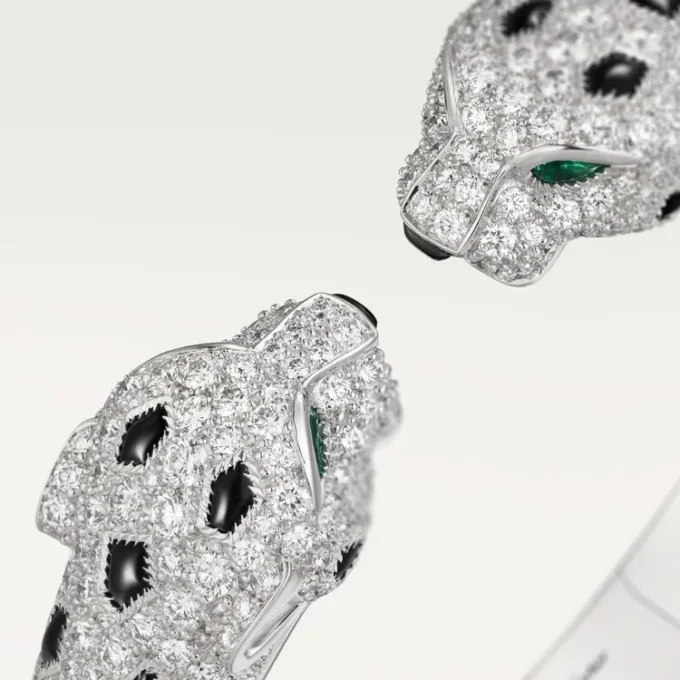 Panthere De Cartier Armband, gelenkig, mit Pavé-Fassung