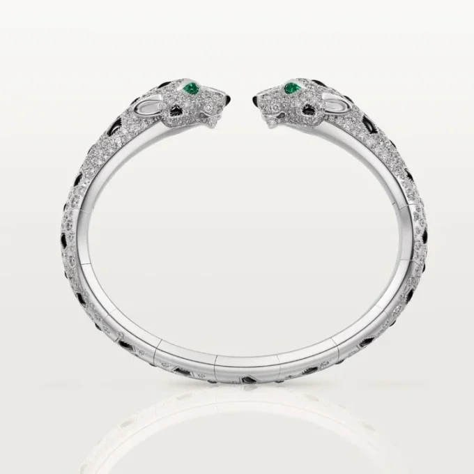 Panthere De Cartier Armband, gelenkig, mit Pavé-Fassung