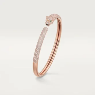 Panthere De Cartier Armband, kleines Modell, mit Pavé-Fassung