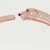 Panthere De Cartier Armband, kleines Modell, mit Pavé-Fassung