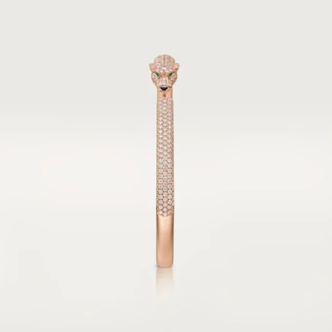 Panthere De Cartier Armband, kleines Modell, mit Pavé-Fassung