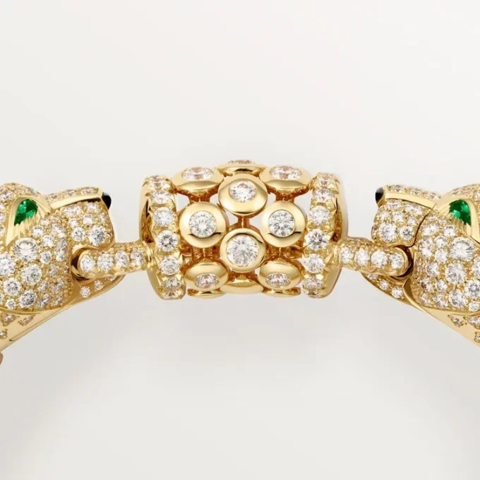 Panthere de Cartier Armband, mit Pavé-Besatz