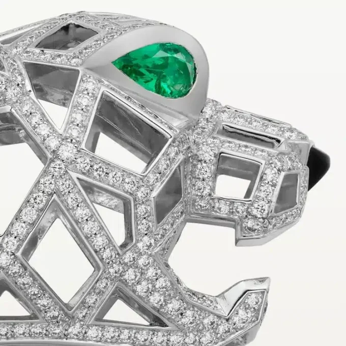 Panthere de Cartier Armband, mit Pavé-Besatz