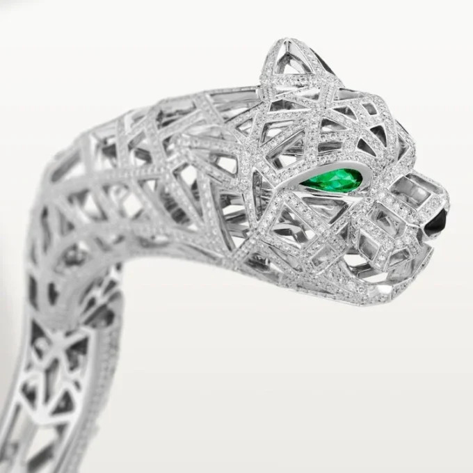 Panthere de Cartier Armband, mit Pavé-Besatz