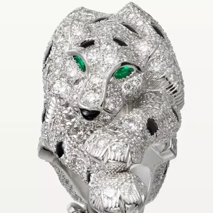 Panthere de Cartier Armband, mit Pavé-Besatz