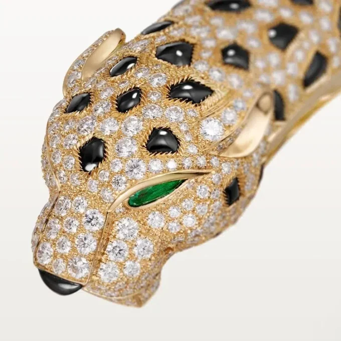 Panthere de Cartier Armband, mit Pavé-Besatz